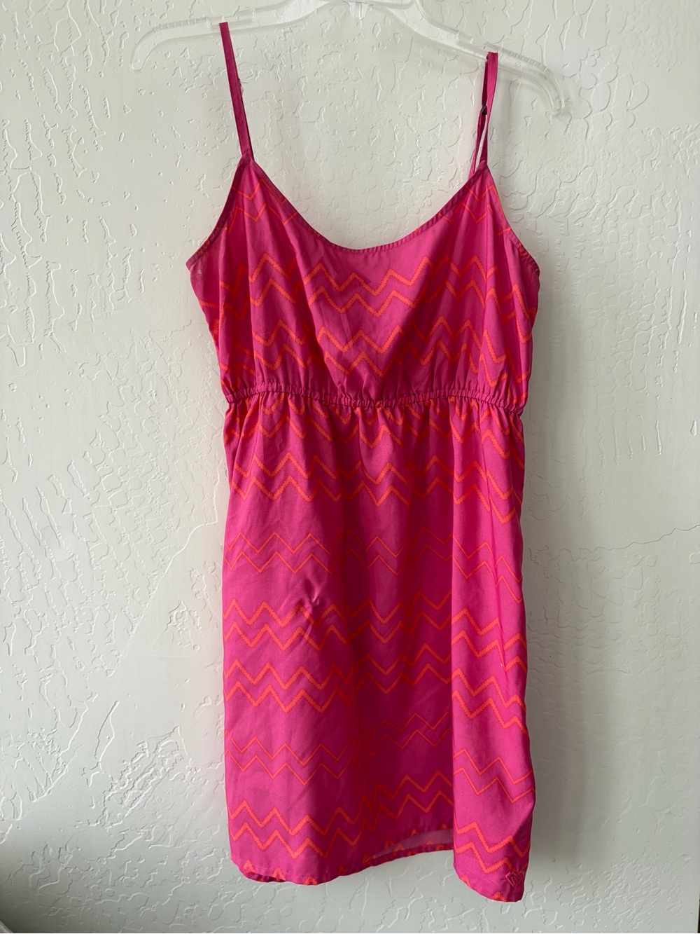 Roxy Pink Chevron sundress xl